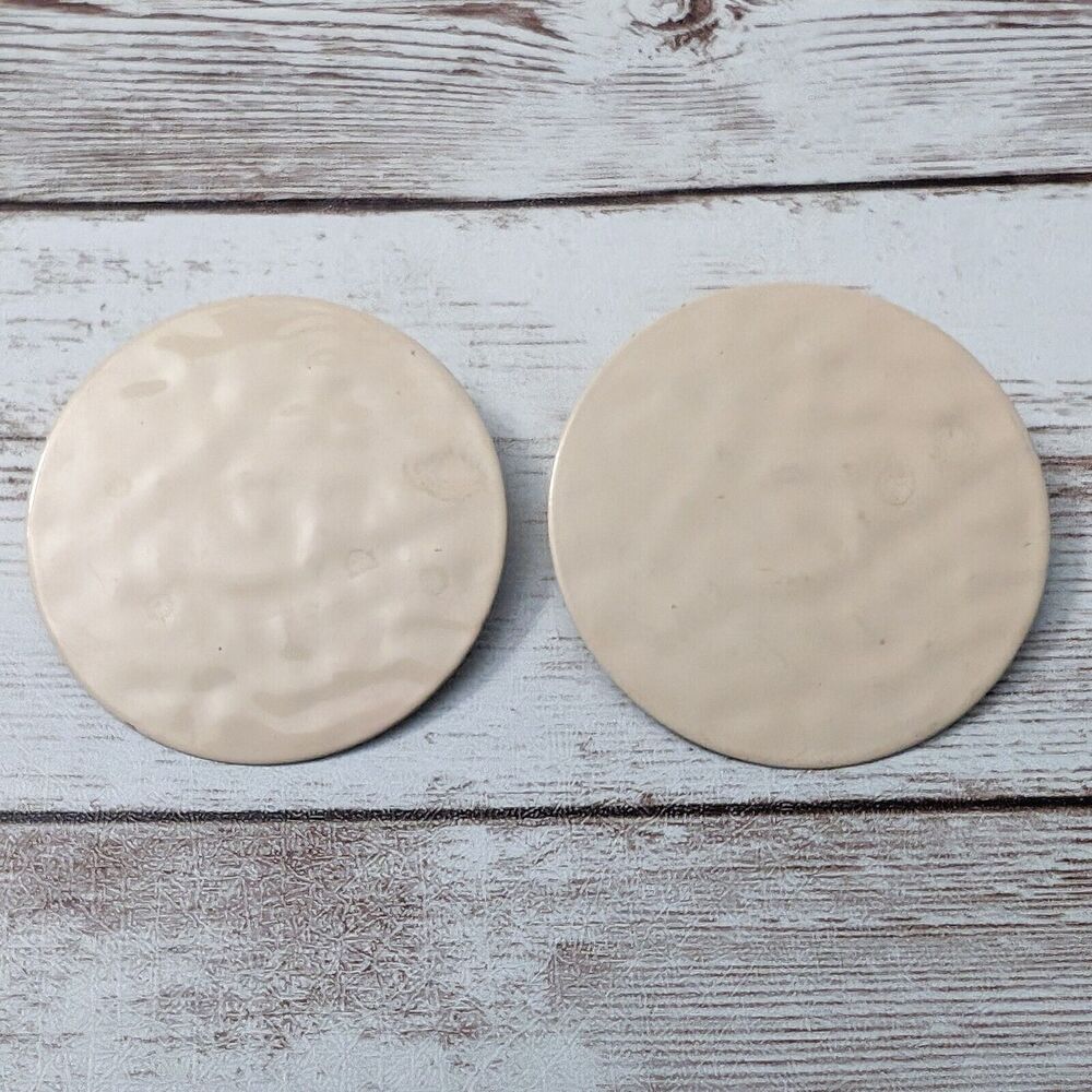 Vintage Clip On Earrings - 1.5" - Broken Clip - Repair Needed
